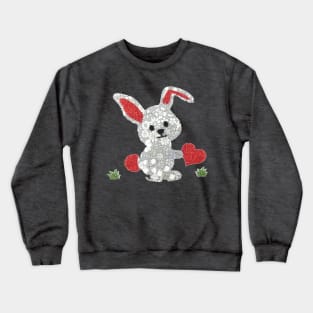 cute bunny Crewneck Sweatshirt
